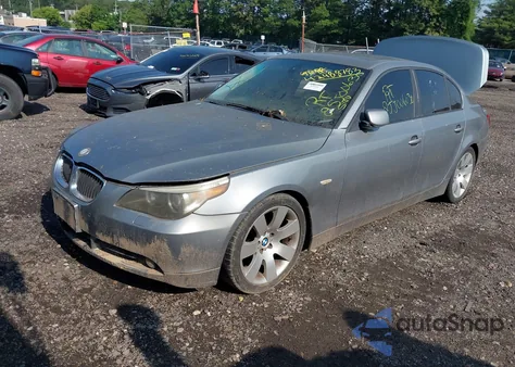 2007 BMW 530I z USA, uszkodzony, nr VIN WBANE73537CM58788